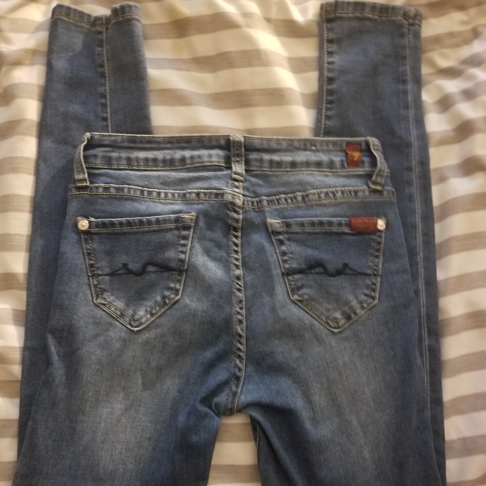NWOT 7 For All Man Kind Skinny Jeans Size 14